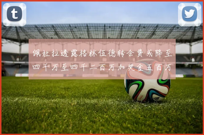 佩杜拉透露格林伍德转会费或降至四千万至四千二百万加奖金五百万至六百万